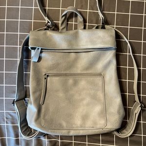 Urban Expressions gray backpack bag purse LIKE NEW USED CONDITION